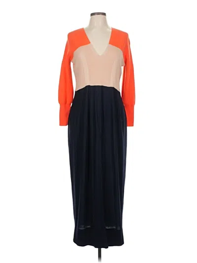 Pre-owned Assorted Brands Casual Dress In Orange