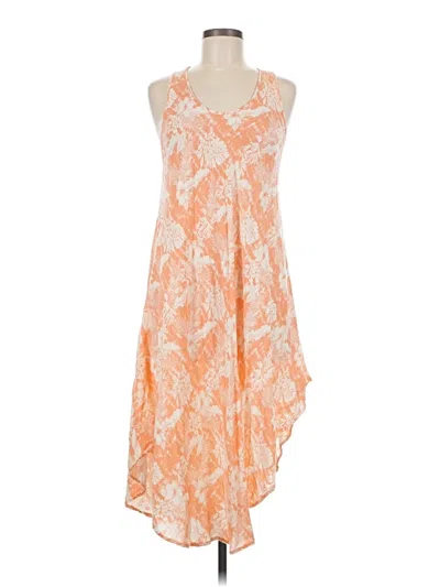 Pre-owned Assorted Brands Casual Dress In Orange