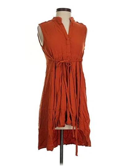 Pre-owned Assorted Brands Casual Dress In Orange
