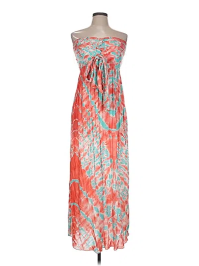 Pre-owned Assorted Brands Casual Dress In Orange