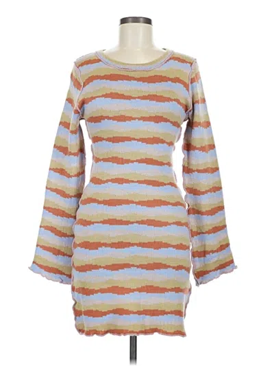 Assorted Brands Casual Dress In Orange