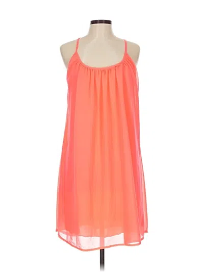 Pre-owned Assorted Brands Casual Dress In Orange