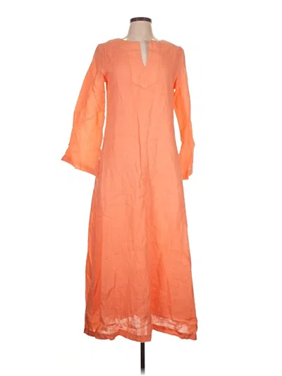 Pre-owned Assorted Brands Casual Dress In Orange