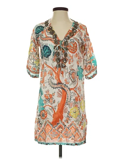 Pre-owned Assorted Brands Casual Dress In Orange