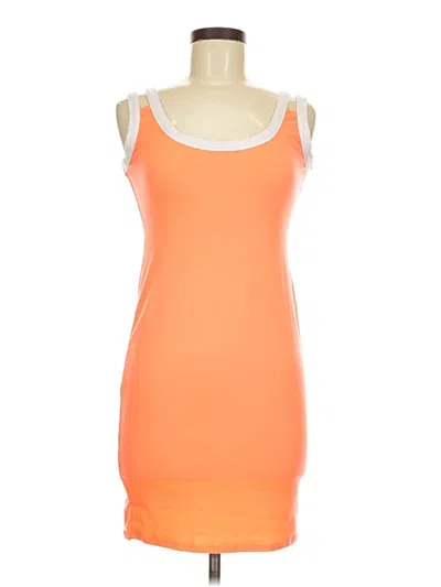 Pre-owned Assorted Brands Casual Dress In Orange