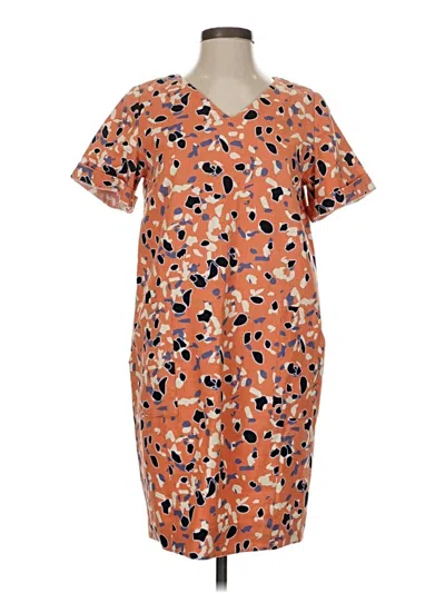 Pre-owned Assorted Brands Casual Dress In Orange