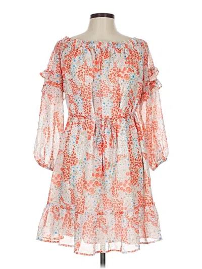 Pre-owned Assorted Brands Casual Dress In Orange