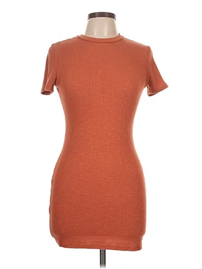 Pre-owned Assorted Brands Casual Dress In Orange