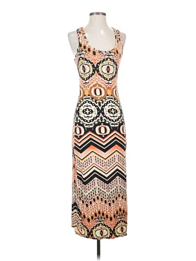 Pre-owned Assorted Brands Casual Dress In Orange