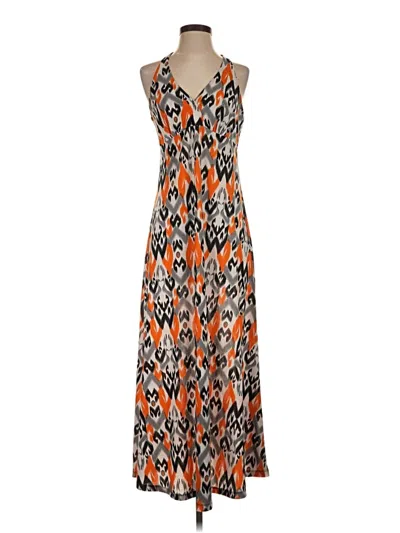 Pre-owned Assorted Brands Casual Dress In Orange