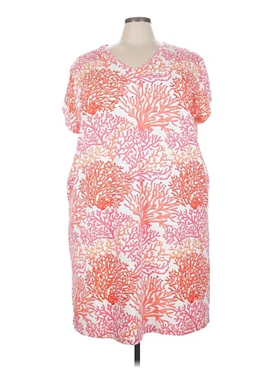 Pre-owned Assorted Brands Casual Dress In Orange