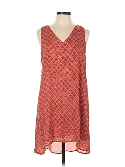 Pre-owned Assorted Brands Casual Dress In Orange
