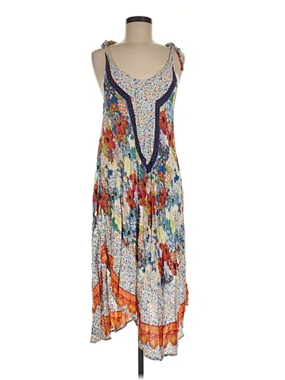 Pre-owned Assorted Brands Casual Dress In Orange