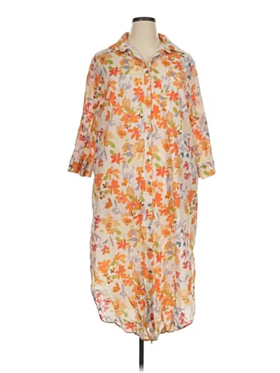 Assorted Brands Casual Dress In Orange