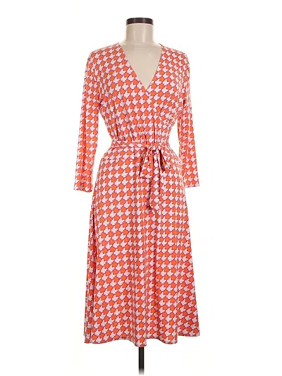Pre-owned Assorted Brands Casual Dress In Orange