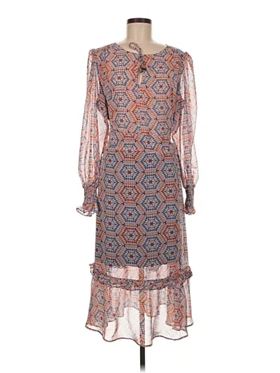 Pre-owned Assorted Brands Casual Dress In Orange