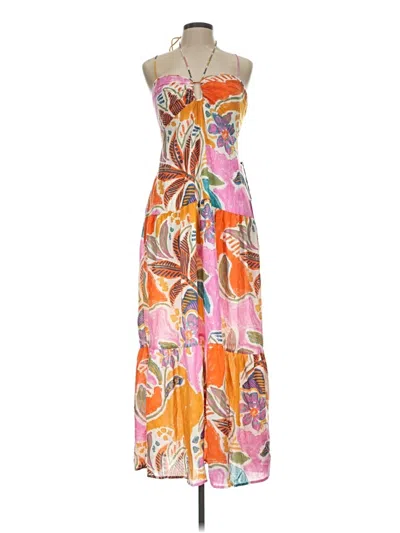 Assorted Brands Casual Dress In Orange