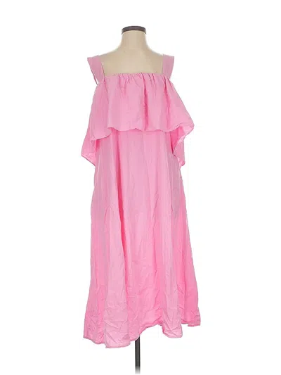 Pre-owned Assorted Brands Casual Dress In Pink