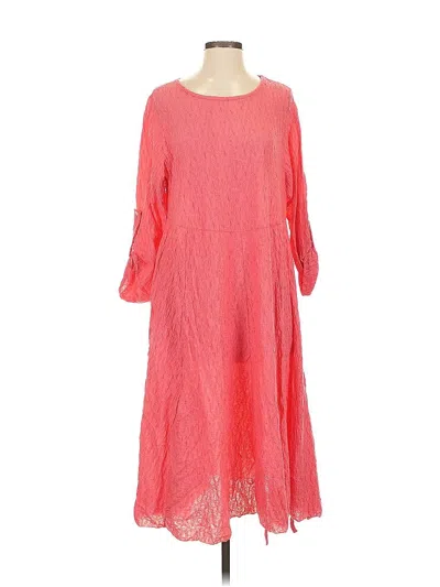 Pre-owned Assorted Brands Casual Dress In Pink