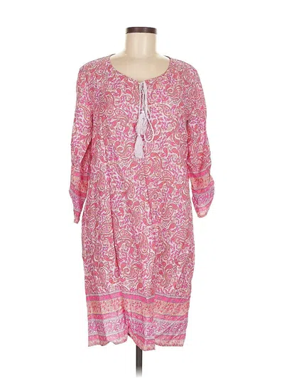 Pre-owned Assorted Brands Casual Dress In Pink