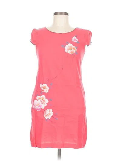 Pre-owned Assorted Brands Casual Dress In Pink