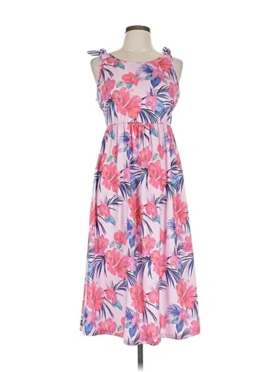 Pre-owned Assorted Brands Casual Dress In Pink
