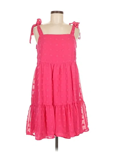 Assorted Brands Casual Dress In Pink