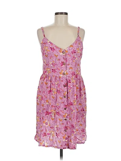 Pre-owned Assorted Brands Casual Dress In Pink