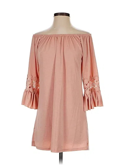 Pre-owned Assorted Brands Casual Dress In Pink