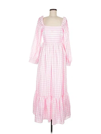 Pre-owned Assorted Brands Casual Dress In Pink