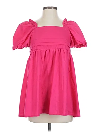 Pre-owned Assorted Brands Casual Dress In Pink