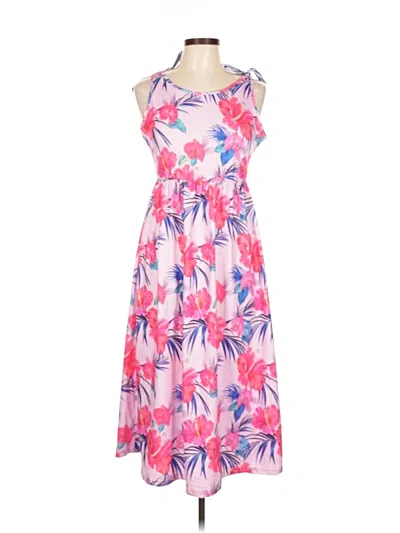 Pre-owned Assorted Brands Casual Dress In Pink