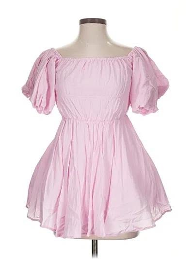 Pre-owned Assorted Brands Casual Dress In Pink