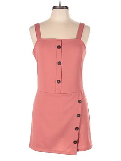 Pre-owned Assorted Brands Casual Dress In Pink