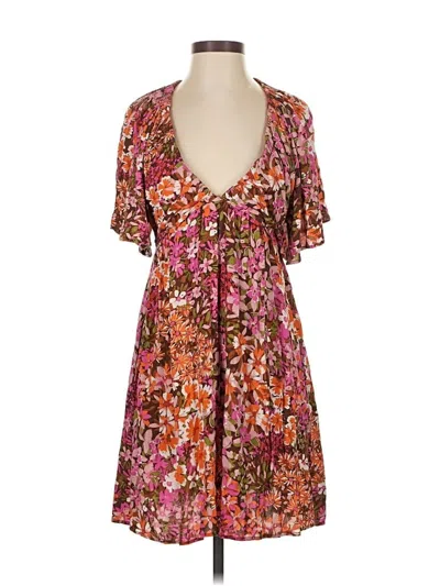 Pre-owned Assorted Brands Casual Dress In Pink