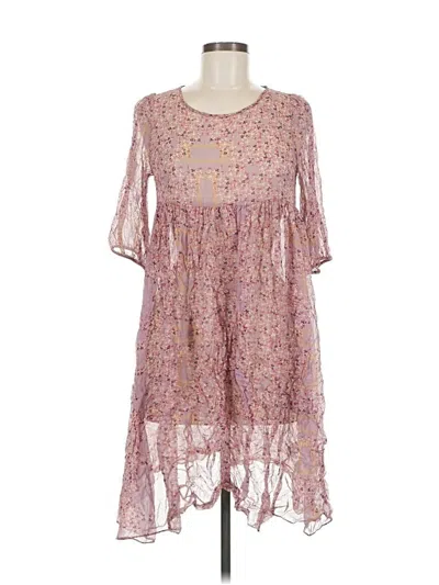 Pre-owned Assorted Brands Casual Dress In Pink
