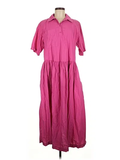 Pre-owned Assorted Brands Casual Dress In Pink