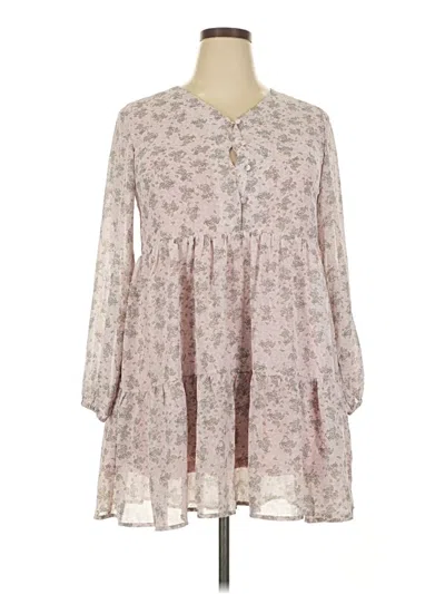 Assorted Brands Casual Dress In Pink