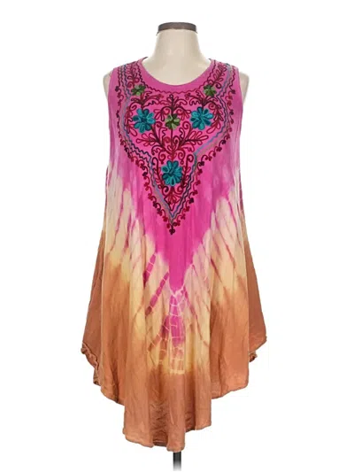 Pre-owned Assorted Brands Casual Dress In Pink