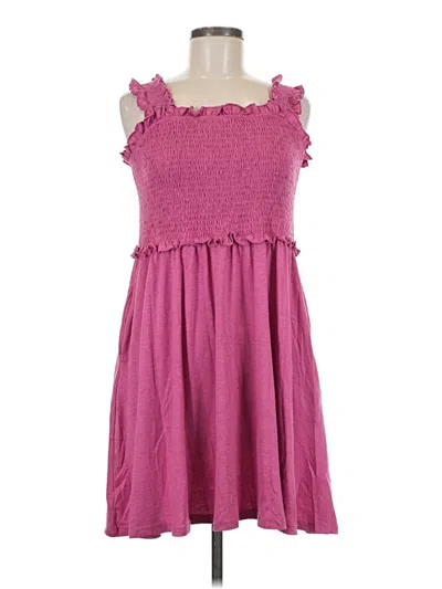 Pre-owned Assorted Brands Casual Dress In Pink