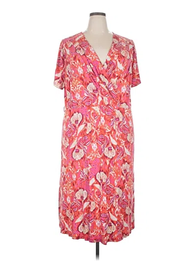 Pre-owned Assorted Brands Casual Dress In Pink