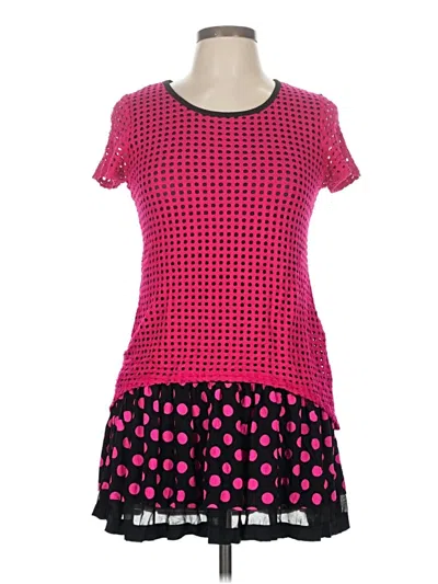 Pre-owned Assorted Brands Casual Dress In Pink