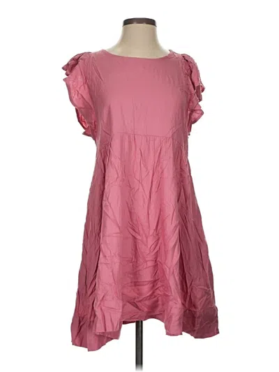 Pre-owned Assorted Brands Casual Dress In Pink