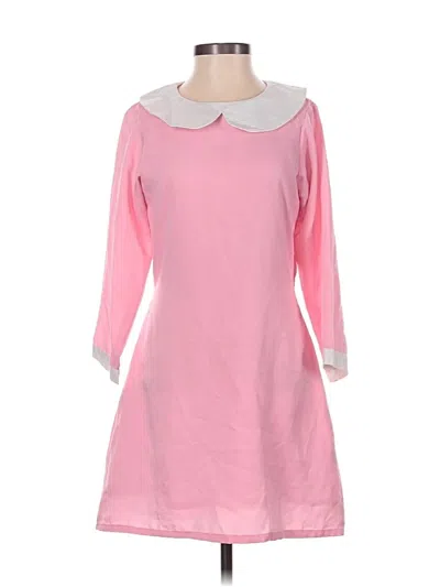 Pre-owned Assorted Brands Casual Dress In Pink