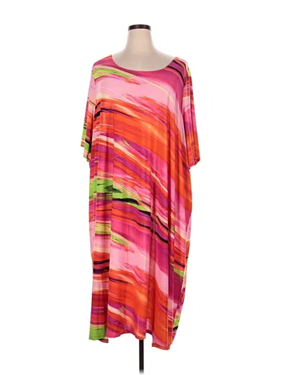 Pre-owned Assorted Brands Casual Dress In Pink