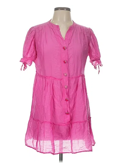 Pre-owned Assorted Brands Casual Dress In Pink