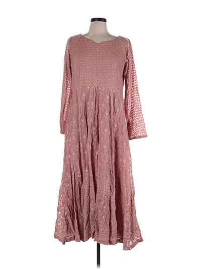 Pre-owned Assorted Brands Casual Dress In Pink