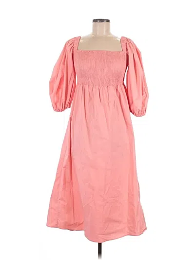 Pre-owned Assorted Brands Casual Dress In Pink