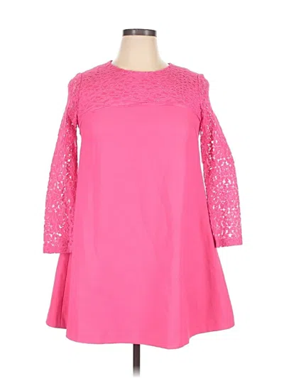 Pre-owned Assorted Brands Casual Dress In Pink
