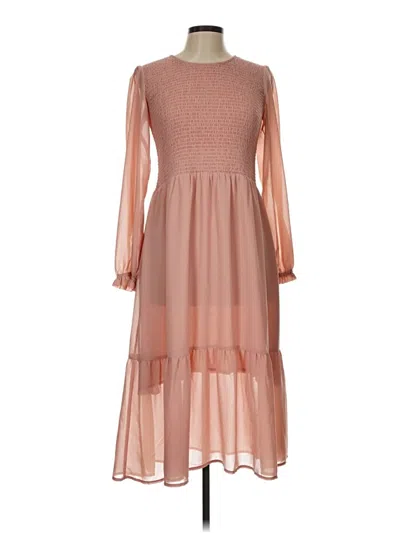 Assorted Brands Casual Dress In Pink